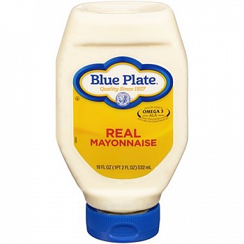 Blue Plate Olive Oil Mayonnaise Squeeze 18oz