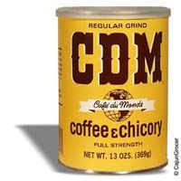 CDM Dark Roast Coffee & Chicory (Regular Grind Can) 13 oz Catalog