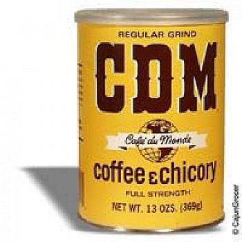 CDM Dark Roast Coffee & Chicory (Regular Grind Can) 13 oz Catalog