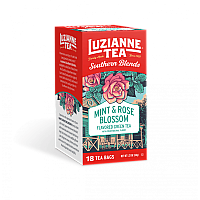 Luzianne Mint & Rose Blossom Flavored Green Tea 18 count Catalog