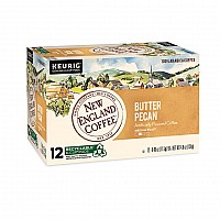 New England Coffee Butter Pecan single serve